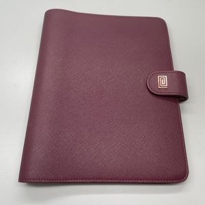Notiq Saffiano RINGLESS Agenda Cover Mulberry DEMI